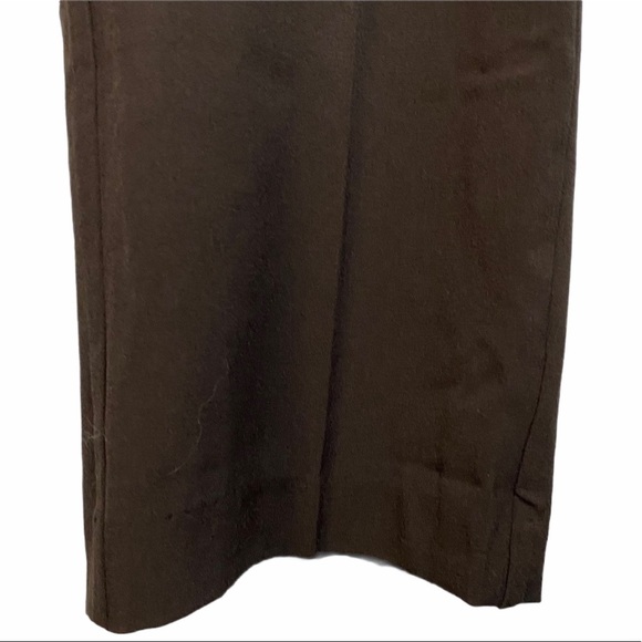 Briggs New York Brown Stretch Straight Leg Dress Pants 10 Career Business - Picture 6 of 11